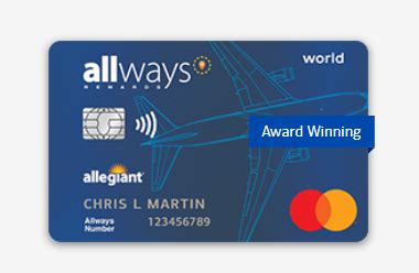 The Allegiant World Mastercard&174; offers straightforward rewards with easy to earn, easy to redeem points. . Allegiant credit card login